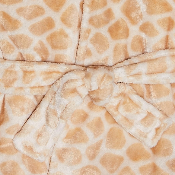 💜3/$30 ⚘NWOT⚘2 PC Elephant and Giraffe Print Robe Set Bundle size 0-9M - Picture 5 of 5